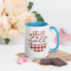 Hello Fall Mug With Color Inside Blue 15 Oz Right 68e4cd9167778