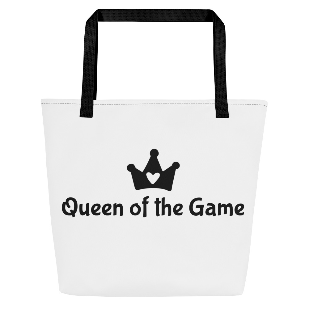 Bingo Queen Tote Bag | Queen of the Game Large Carryall - Image 2