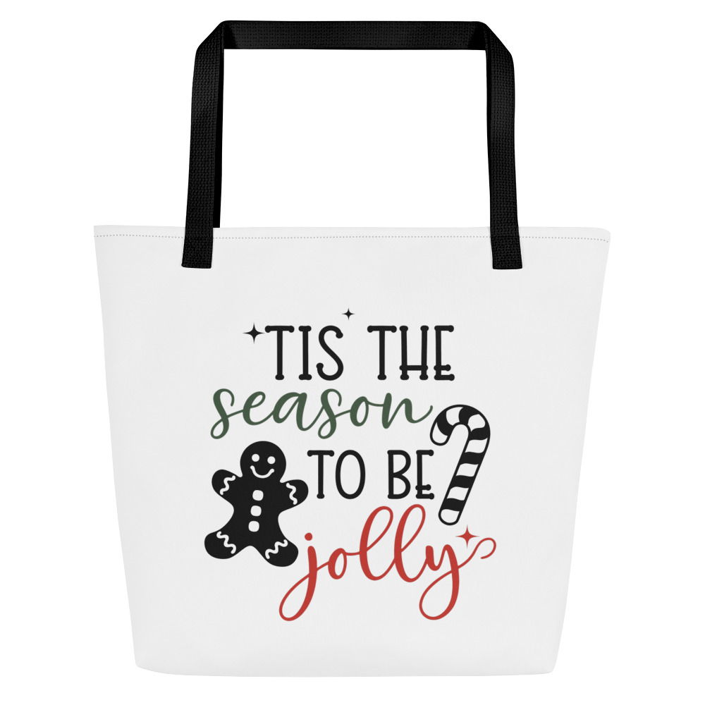 Just a Girl Who Loves Christmas Tote Bag | ’Tis the Season to Be Jolly - Image 5