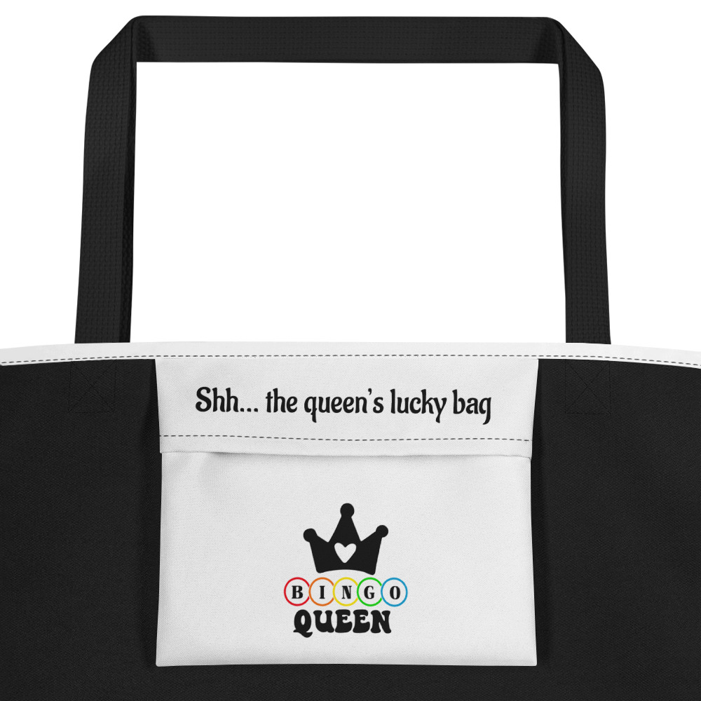Bingo Queen Tote Bag | Queen of the Game Large Carryall - Image 3