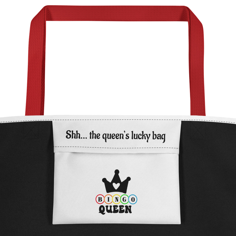 Bingo Queen Tote Bag | Queen of the Game Large Carryall - Image 6