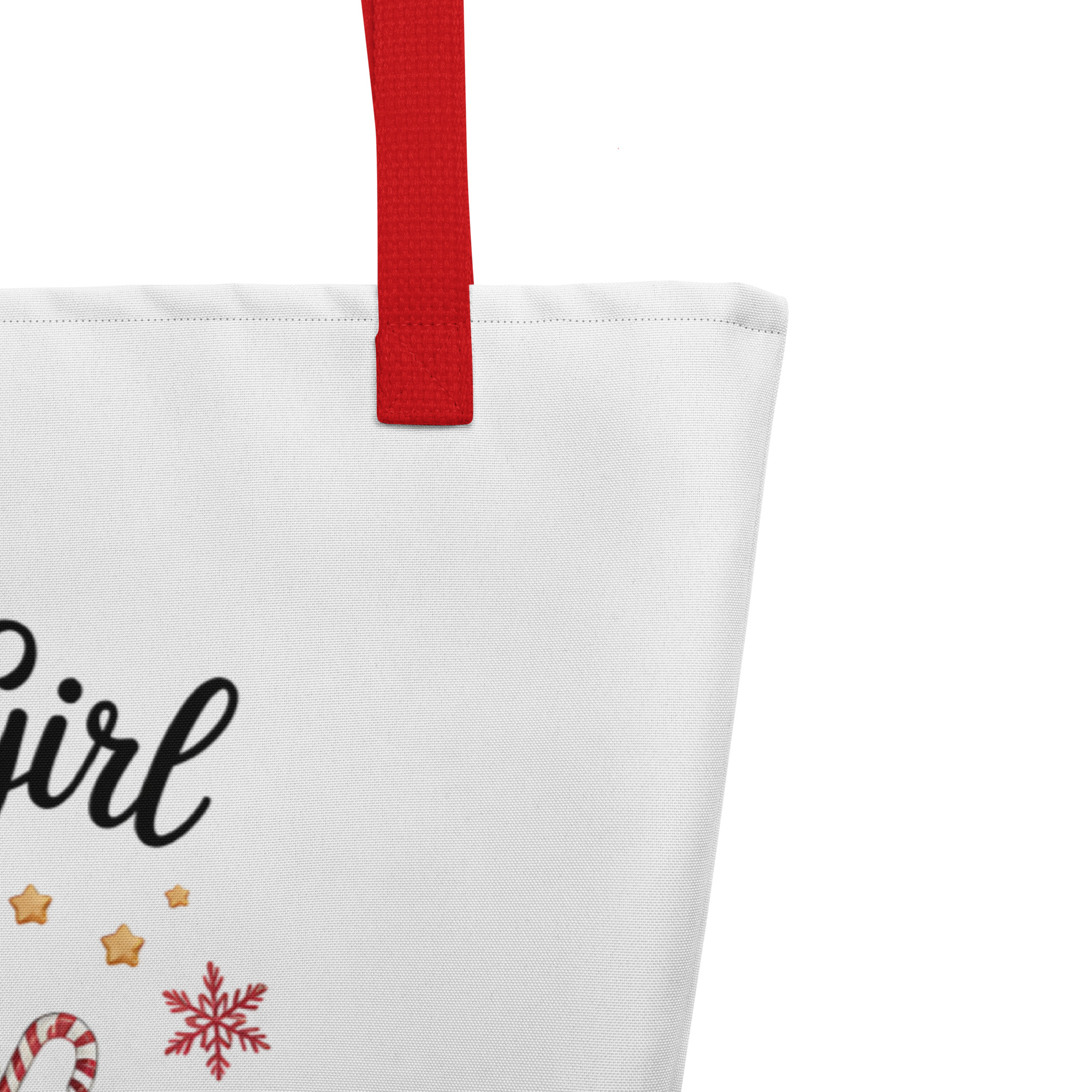 Just a Girl Who Loves Christmas Tote Bag | ’Tis the Season to Be Jolly - Image 4