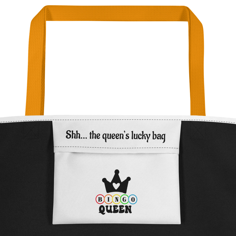 Bingo Queen Tote Bag | Queen of the Game Large Carryall - Image 9