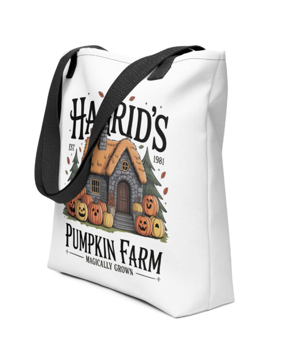 Alternative view of Hagrid’s Pumpkin Farm Tote Bag | Magical Autumn Harvest Design