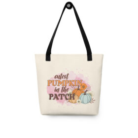 Cutest Pumpkin in the Patch Tote Bag | Cozy Fall Vibes