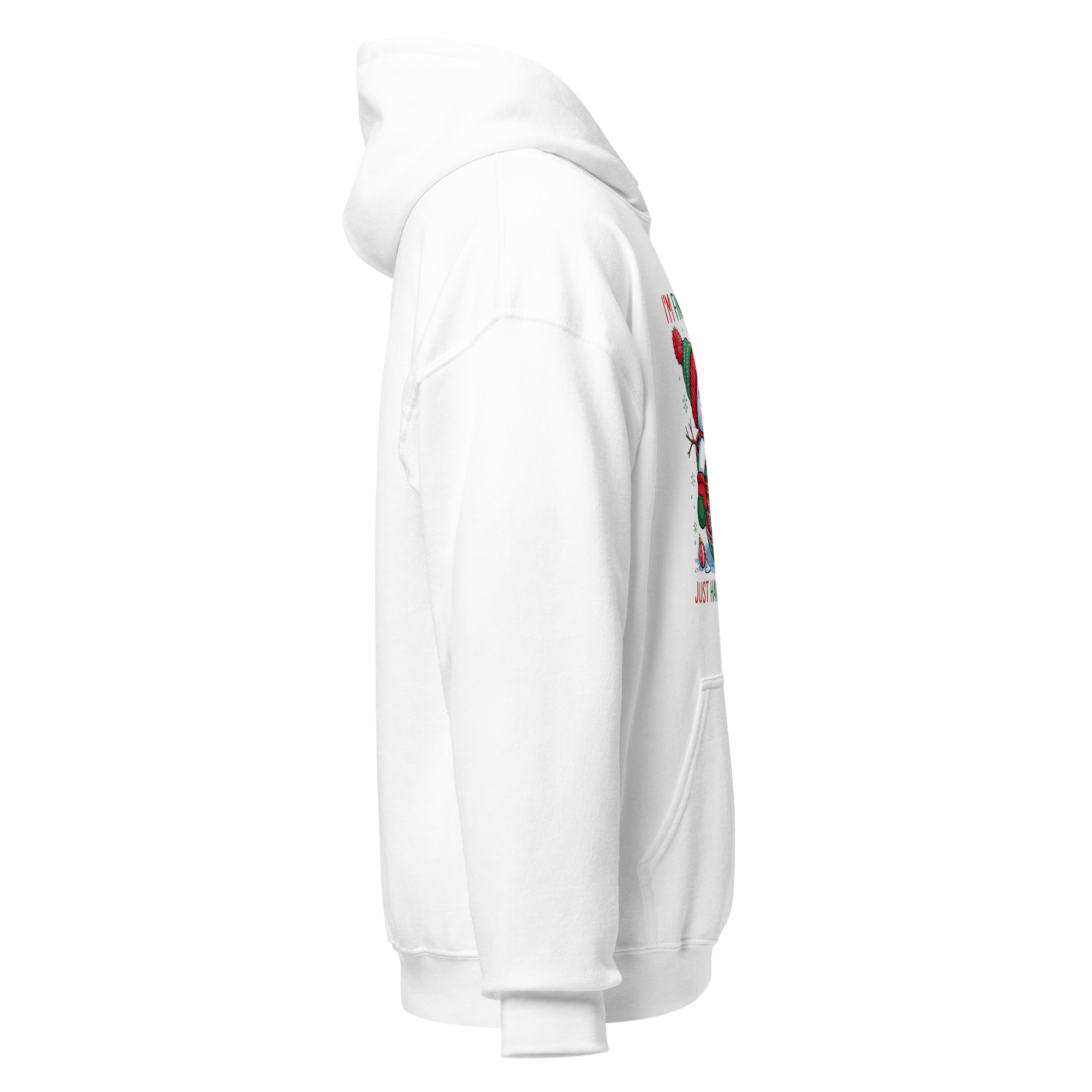 I’m Fine, It’s Fine” Funny Christmas Snowman Hoodie | Unisex Heavy Blend - Image 51