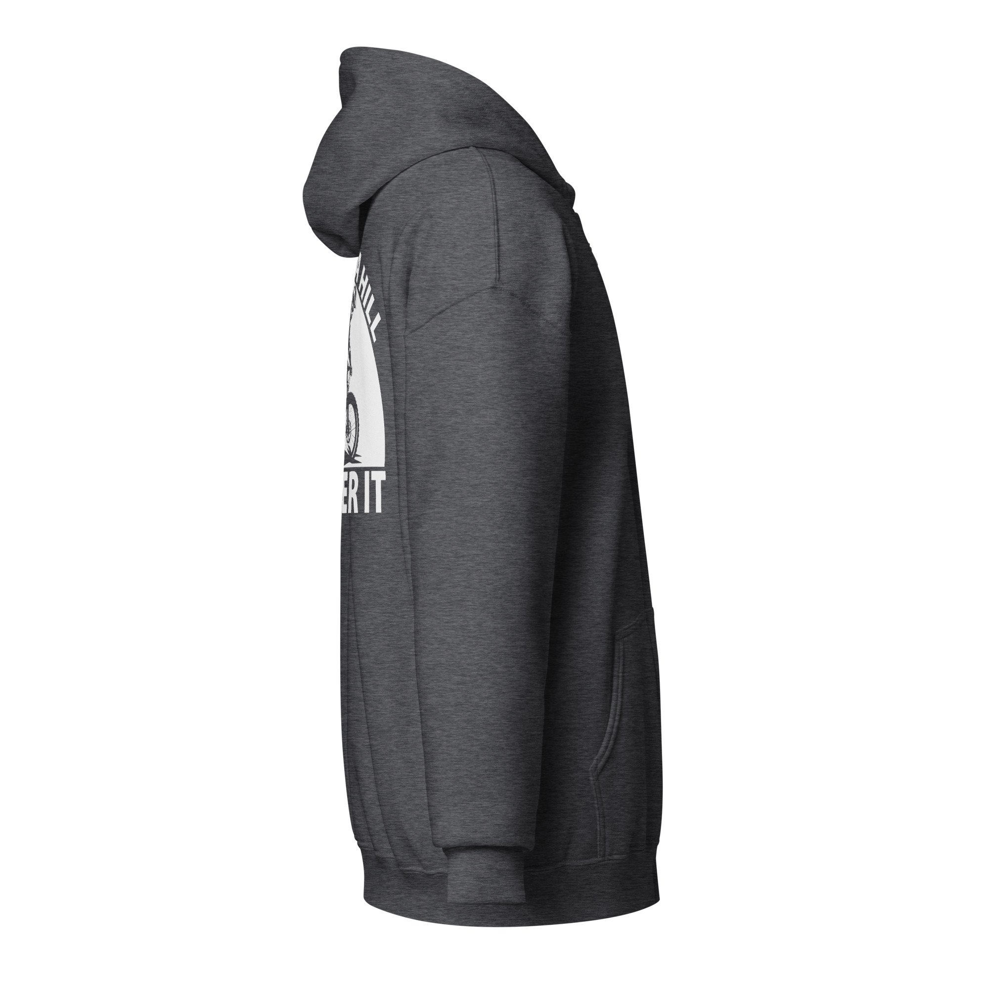 It’s Just a Hill, Get Over It | Mountain Biking Zip Hoodie - Image 16
