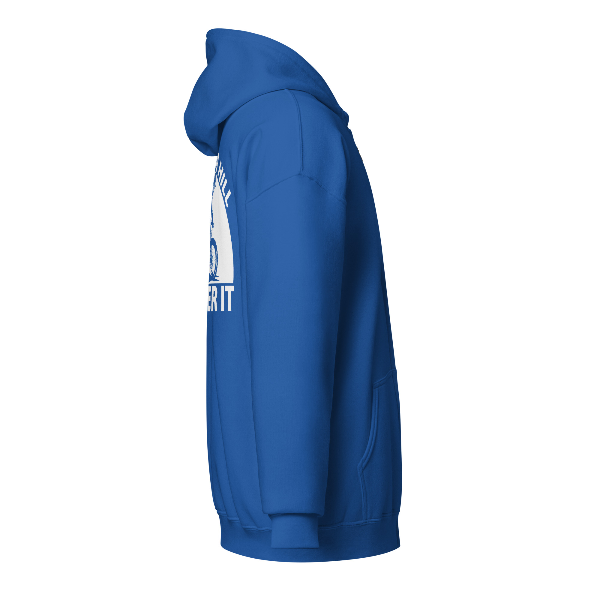 It’s Just a Hill, Get Over It | Mountain Biking Zip Hoodie - Image 20
