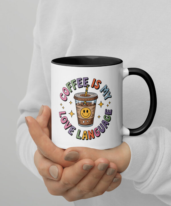 Alternative view of Coffee Is My Love Language Mug | Fun Iced Coffee Lover Gift