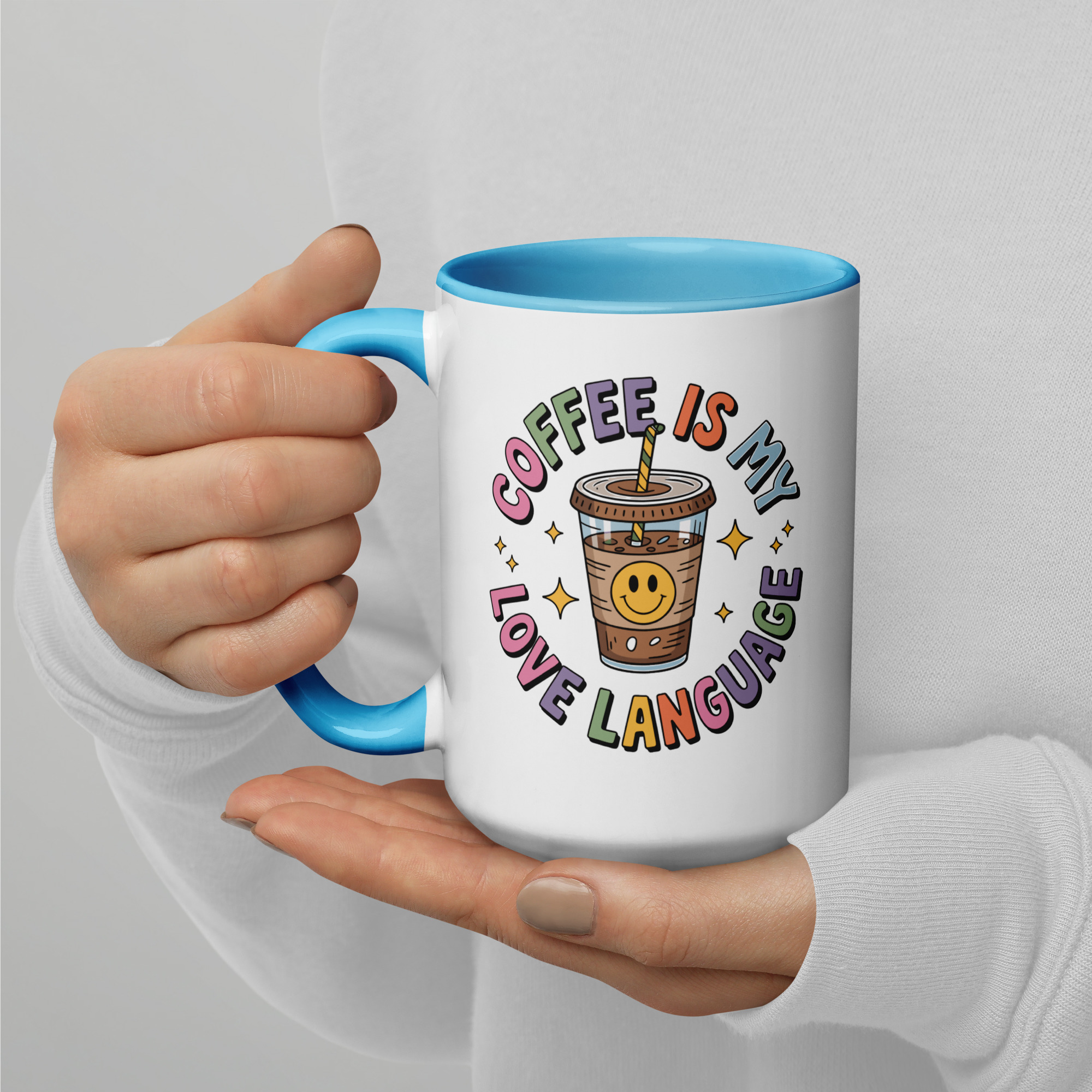 Coffee Is My Love Language Mug | Fun Iced Coffee Lover Gift - Image 13