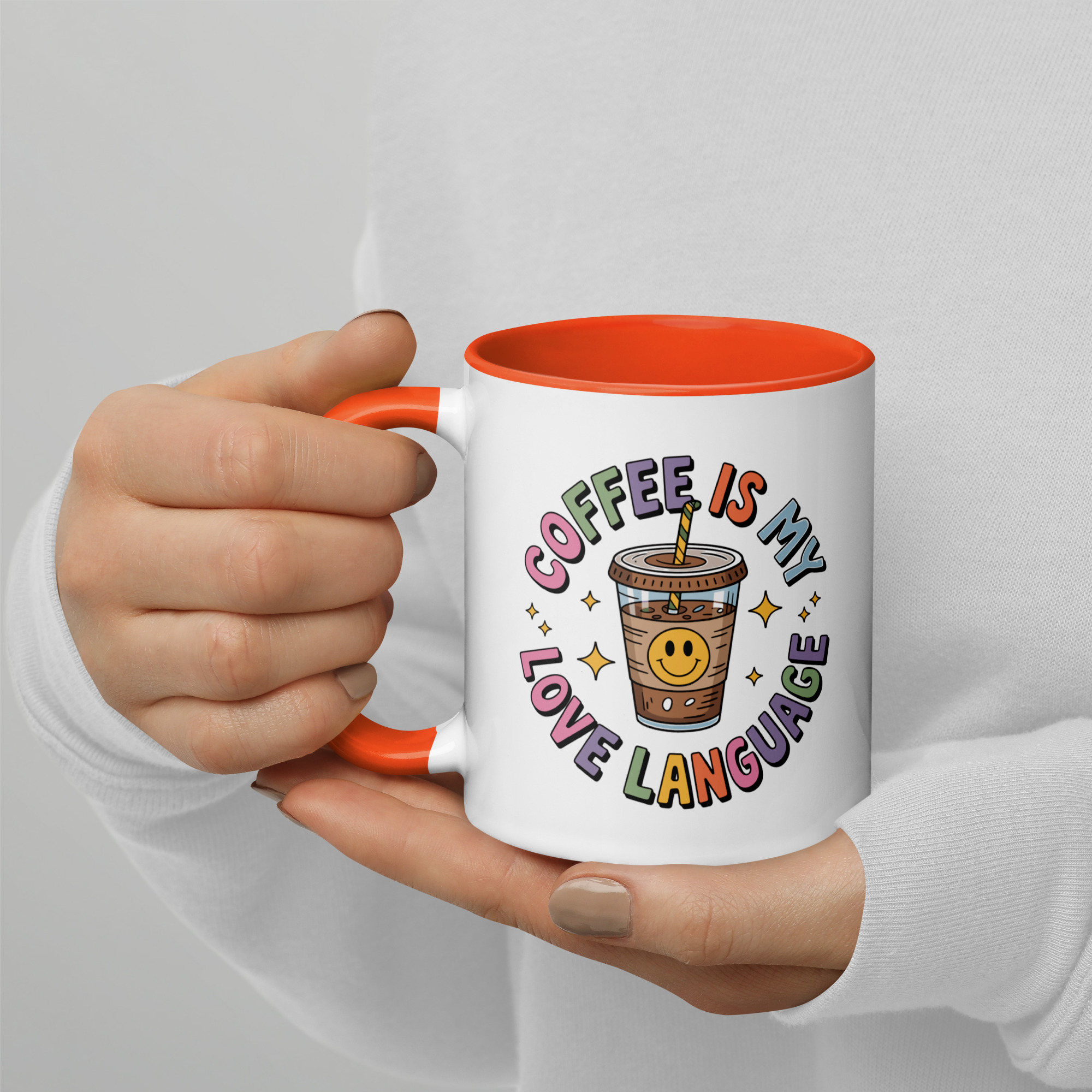 Coffee Is My Love Language Mug | Fun Iced Coffee Lover Gift - Image 9