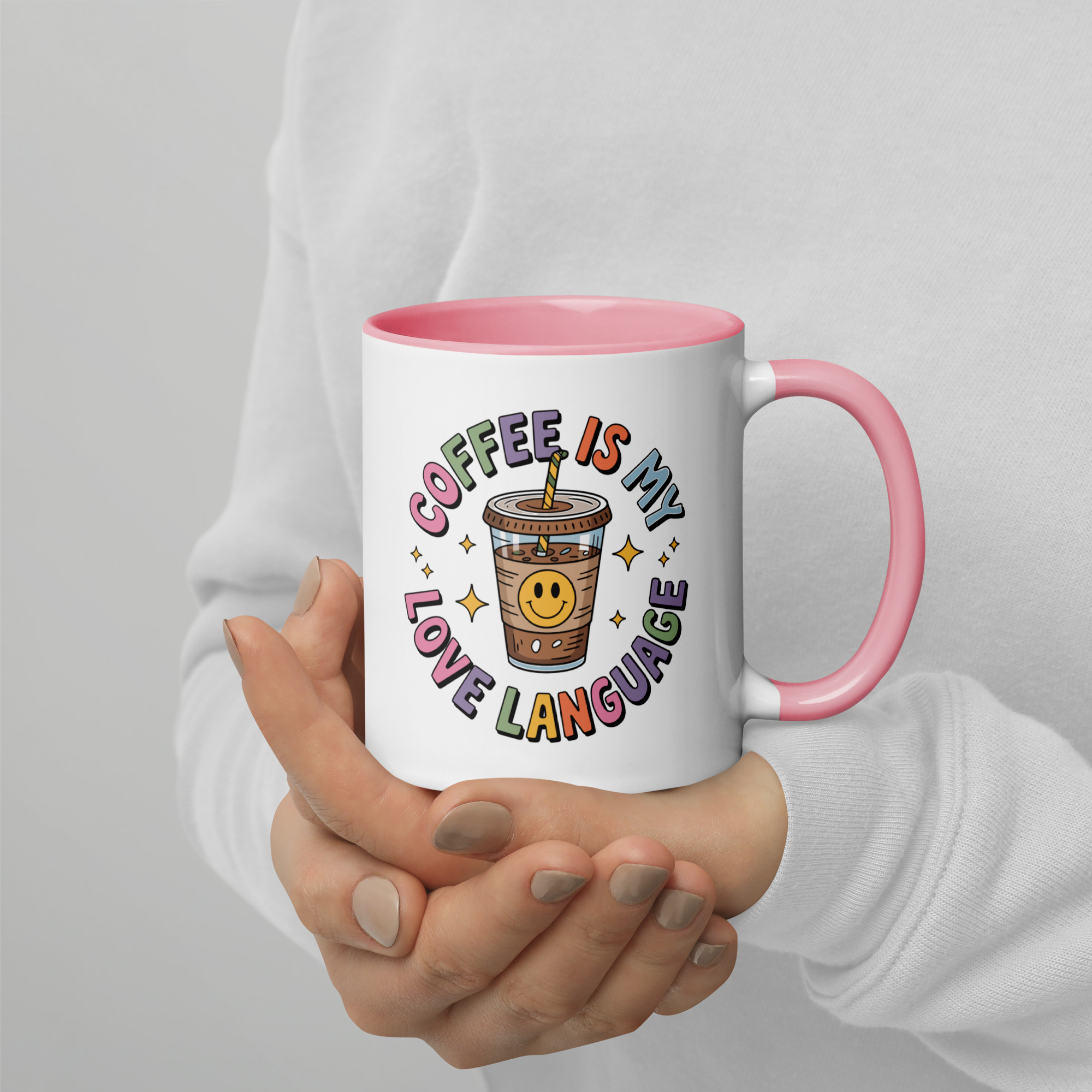 Coffee Is My Love Language Mug | Fun Iced Coffee Lover Gift - Image 16