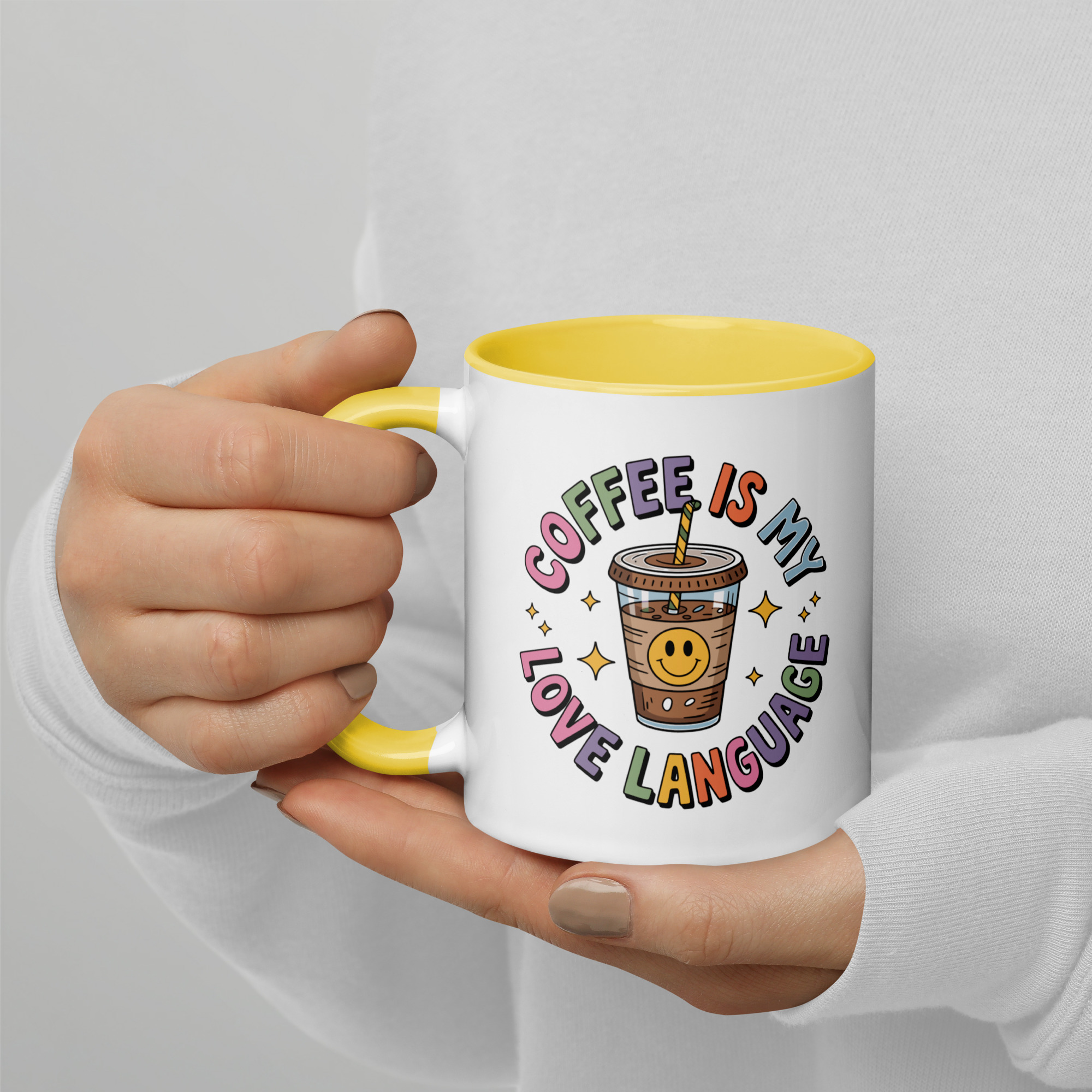 Coffee Is My Love Language Mug | Fun Iced Coffee Lover Gift - Image 17