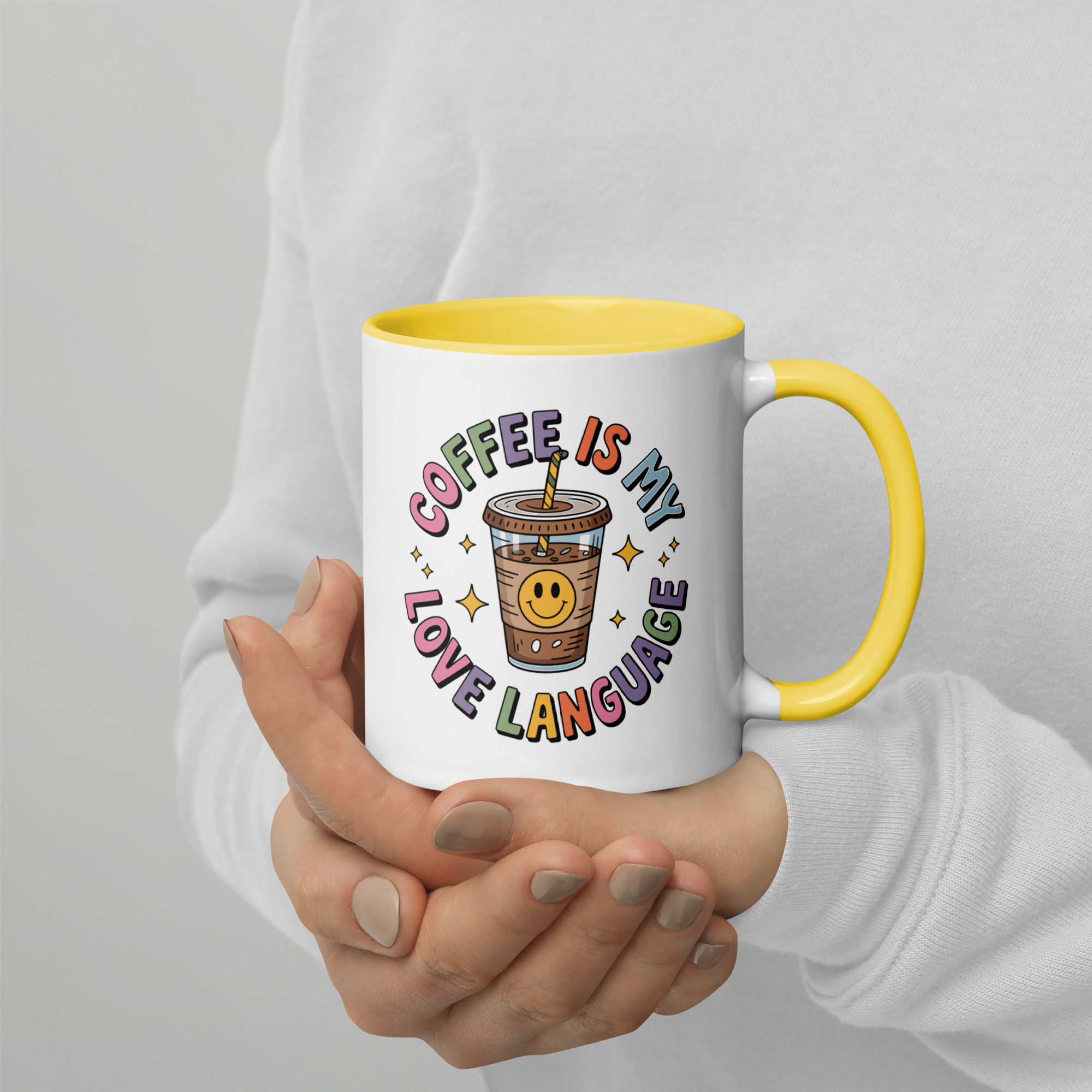 Coffee Is My Love Language Mug | Fun Iced Coffee Lover Gift - Image 18