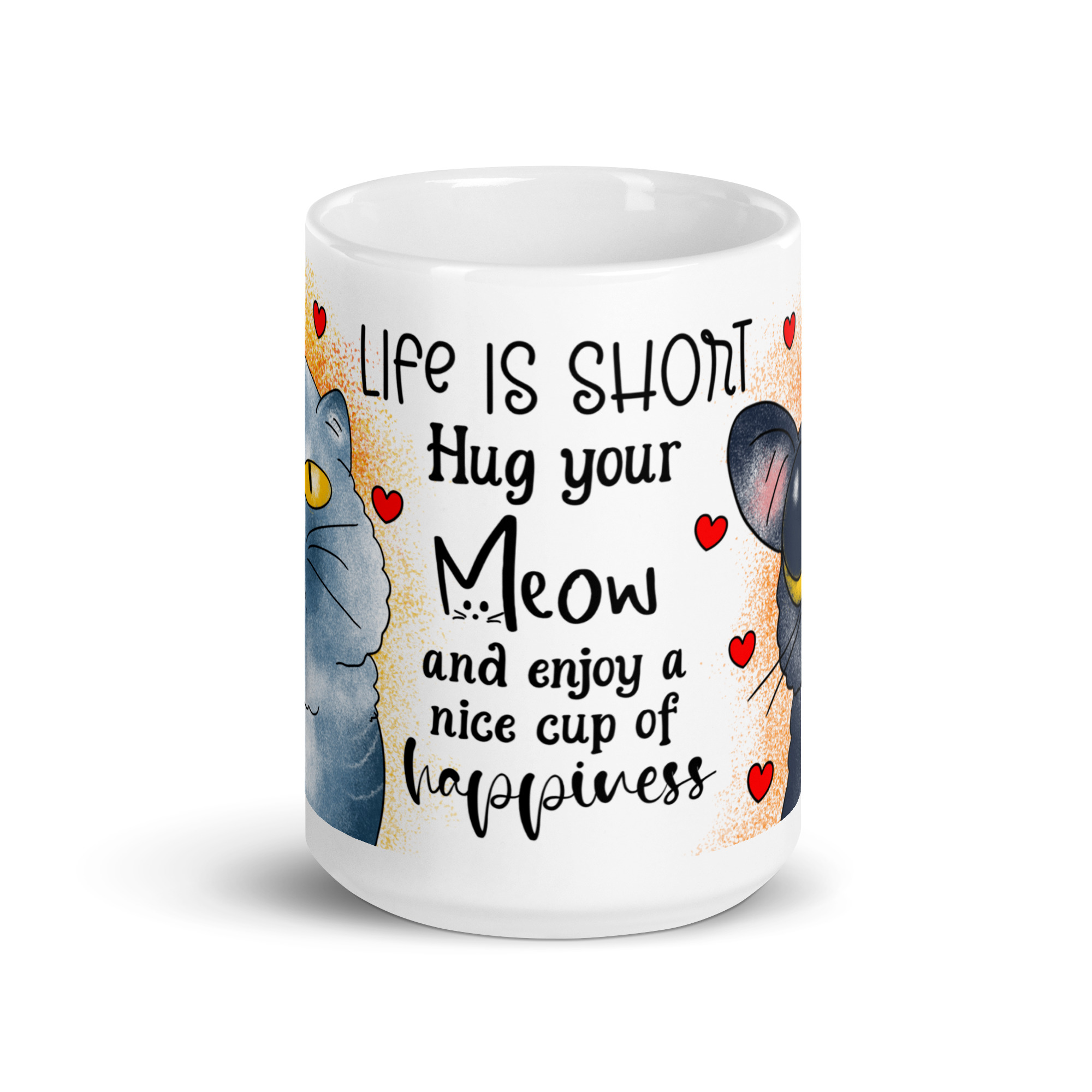 Cup of Purr-fection Mug | Cozy Cat Hug Coffee Cup - Image 6