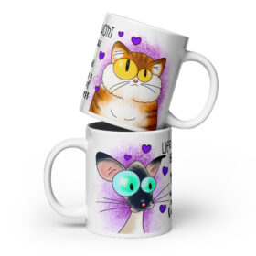 Life Is Short Hug Your Meow Mug | Cute Cat Lovers Cup