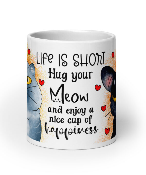 Alternative view of Cup of Purr-fection Mug | Cozy Cat Hug Coffee Cup