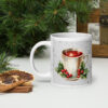 Golden Holly Christmas Mug – Elegant Festive Design