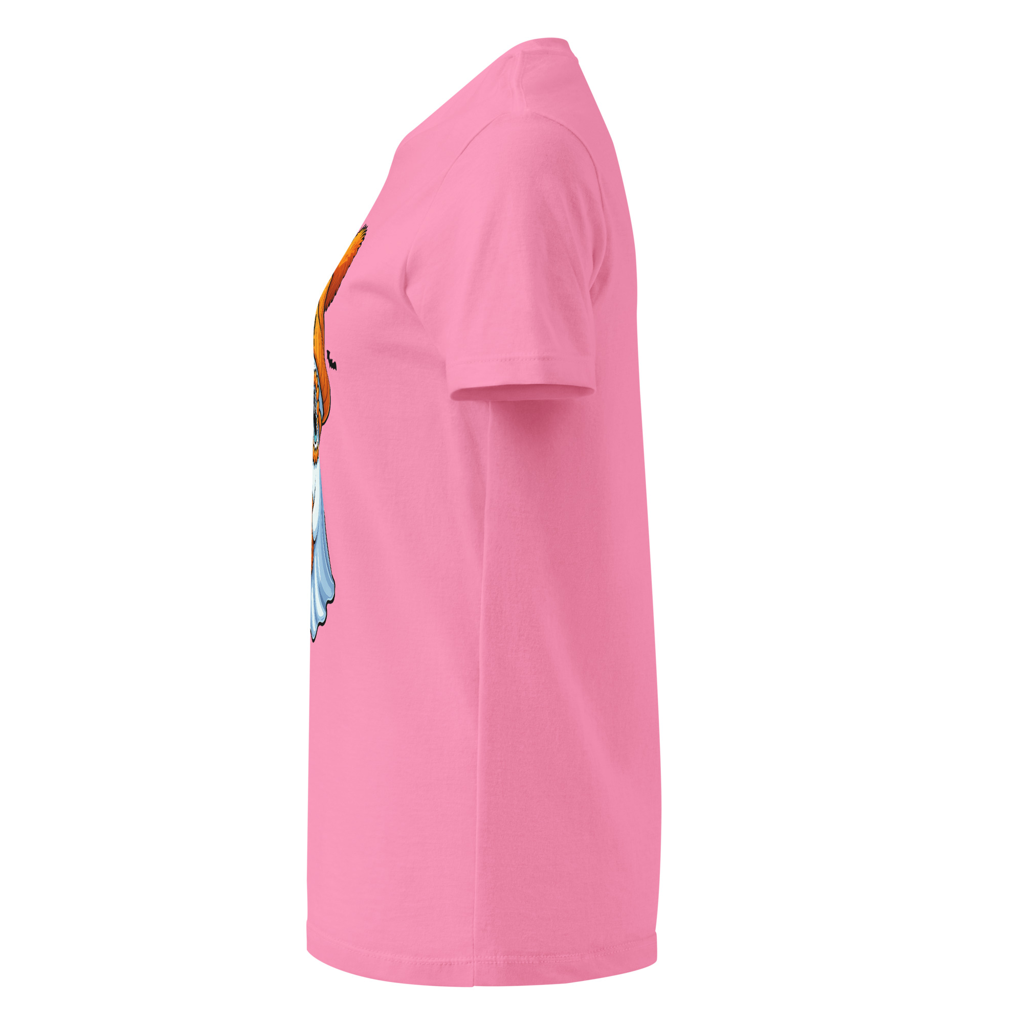 BOO! Ghost with Pumpkin & Coffee T-Shirt | Women’s Halloween Softstyle Tee - Image 31