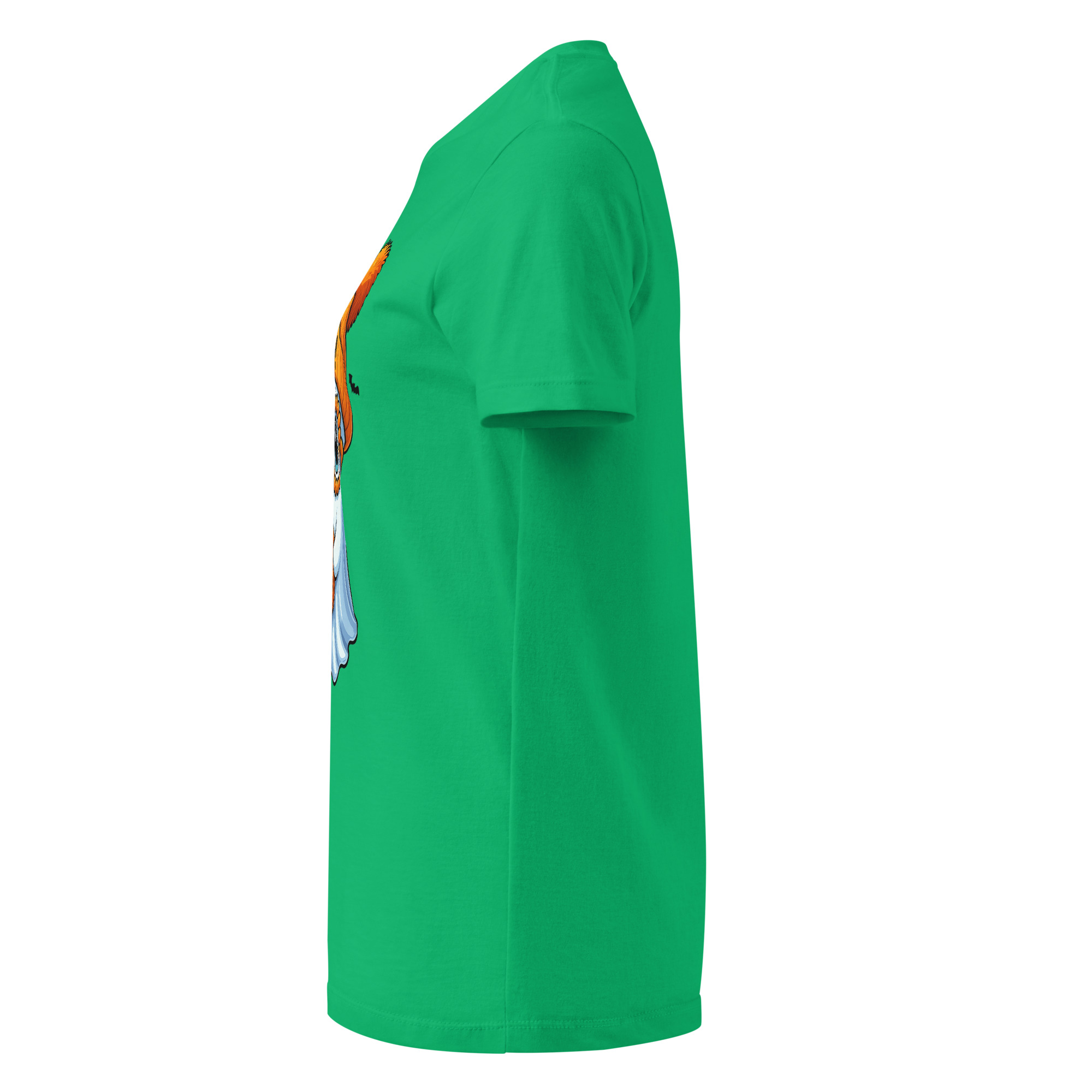 BOO! Ghost with Pumpkin & Coffee T-Shirt | Women’s Halloween Softstyle Tee - Image 27