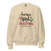 Bump’s First Christmas Sweatshirt DTFlex Design on Beige