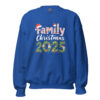 Family Christmas 2025 Sweatshirt DTFlex Design on Light Blue