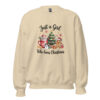 Just A Girl Who Loves Christmas Sweatshirt Sand Front 6912f48609695