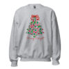 Merry & Bright Sweatshirt DTFlex Design on Heather Grey