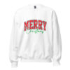 Merry Christmas Sweatshirt DTFlex Design on White