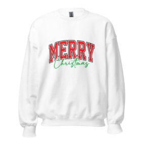 Merry Christmas Sweatshirt | Classic Festive Style