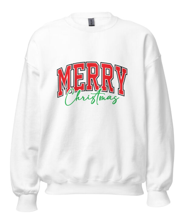Merry Christmas Sweatshirt DTFlex Design on White