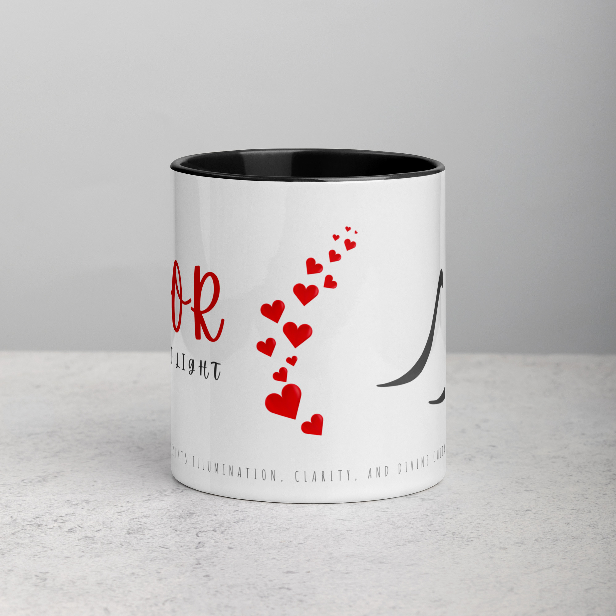 Noor Mug Black 11 Oz Front 690f3bc475e78