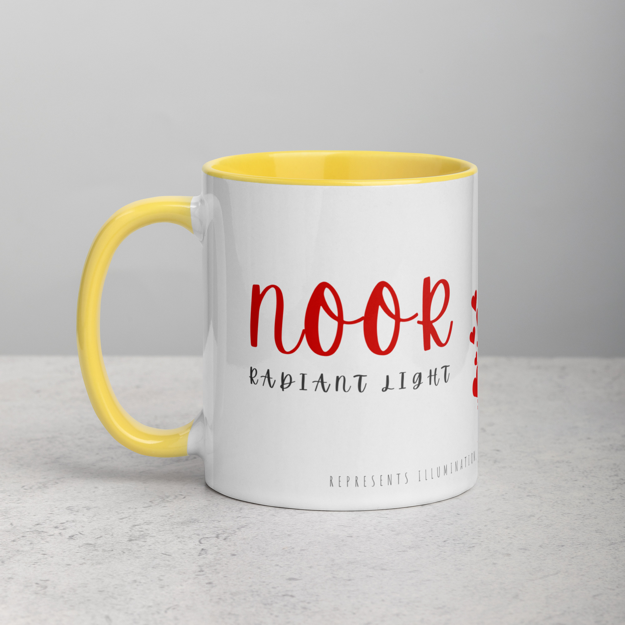 Noor Mug Yellow 11 Oz Left 690f3bc4768c9