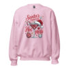 Santas Favorite Hot Mess Sweatshirt Light Pink Front 69133862a1bd8