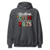 Christmas Crew 2025 Hoodie Festive Family Matching Outfit Dark Heather 6914b9a8d507a