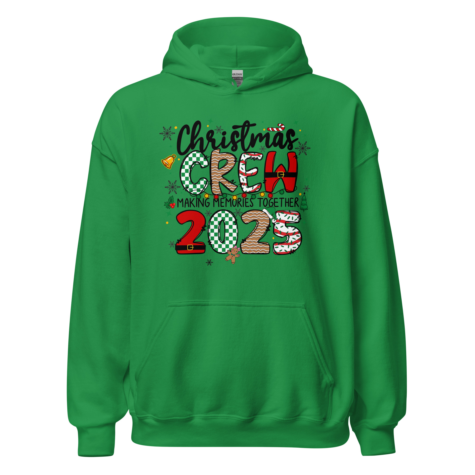 Christmas Crew 2025 Hoodie Irish Green 6914b707f31a9