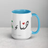 Personalized Arabic calligraphy coffee mug, Hanaa name design.