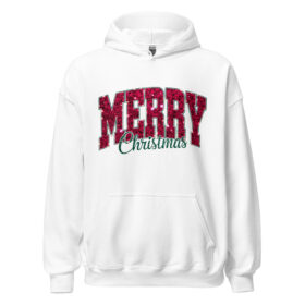 Merry Christmas Hoodie | Classic Festive DTFlex Print