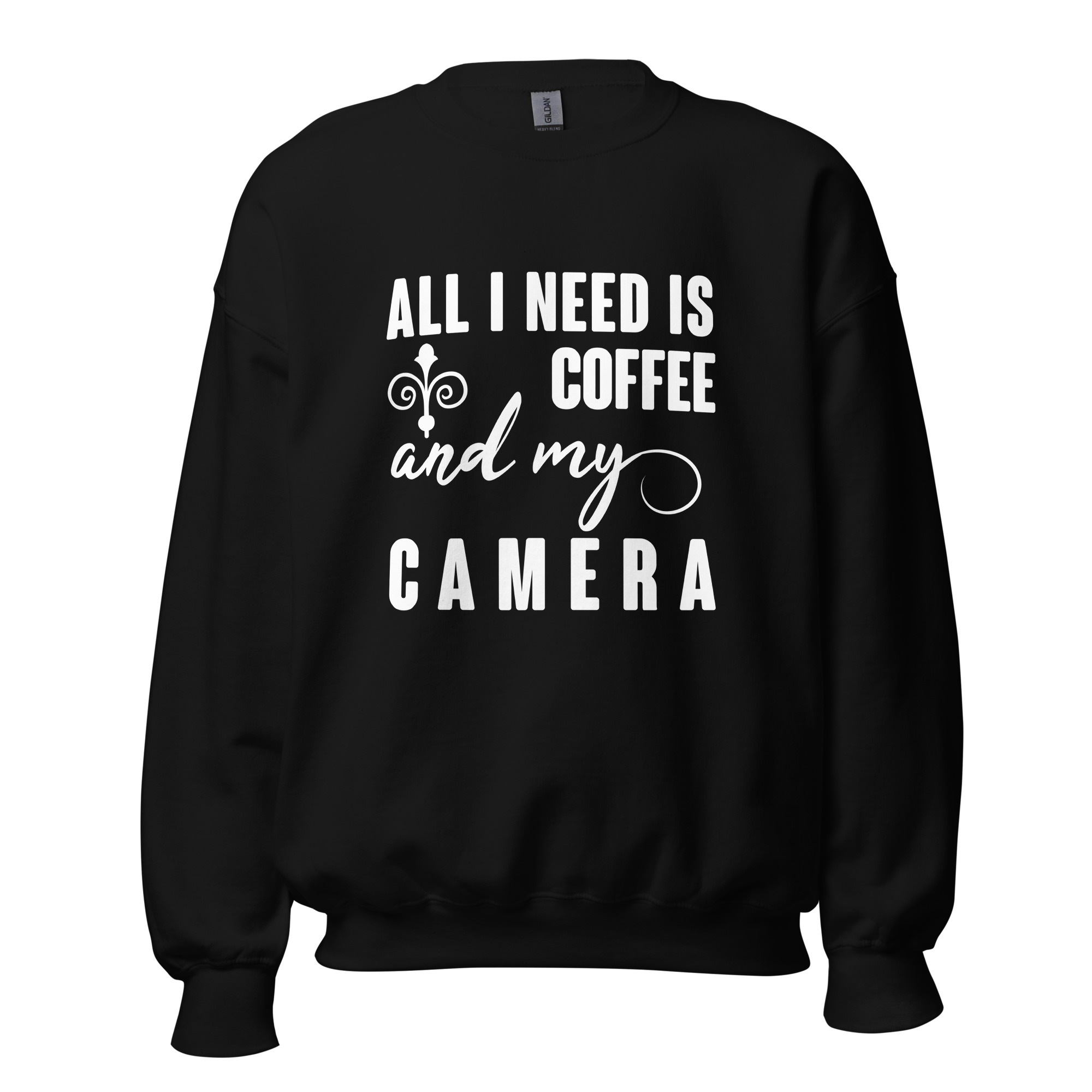Coffee and My Camera Sweatshirt | Creative Caffeine Vibes - Image 5