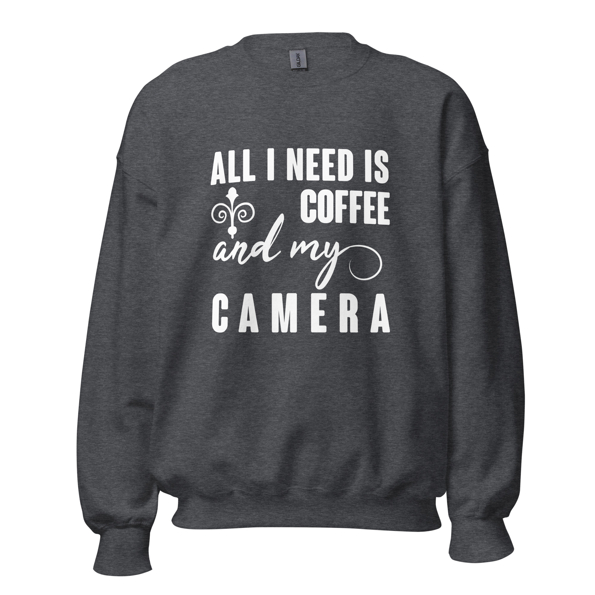 Coffee and My Camera Sweatshirt | Creative Caffeine Vibes - Image 9