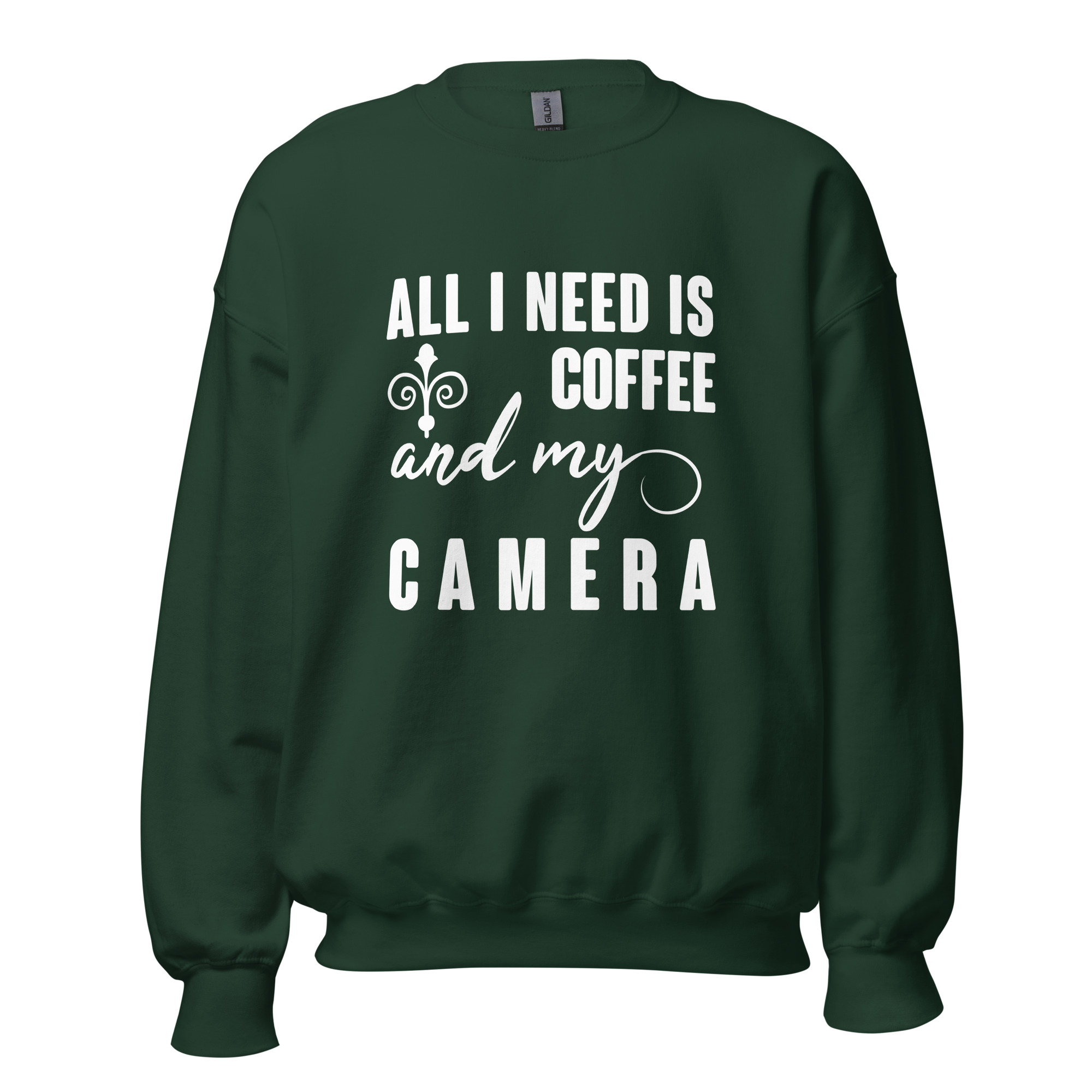 Coffee and My Camera Sweatshirt | Creative Caffeine Vibes - Image 8