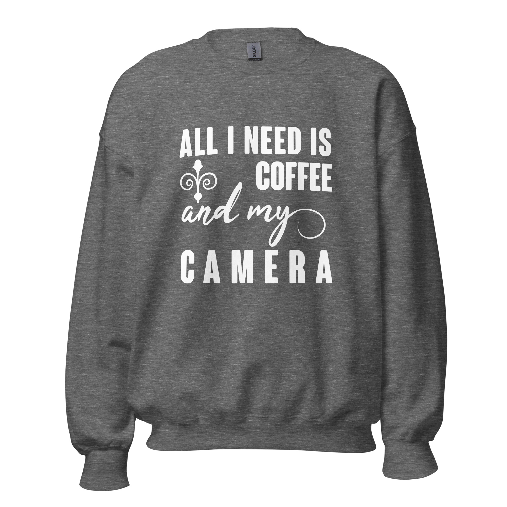 Coffee and My Camera Sweatshirt | Creative Caffeine Vibes - Image 13