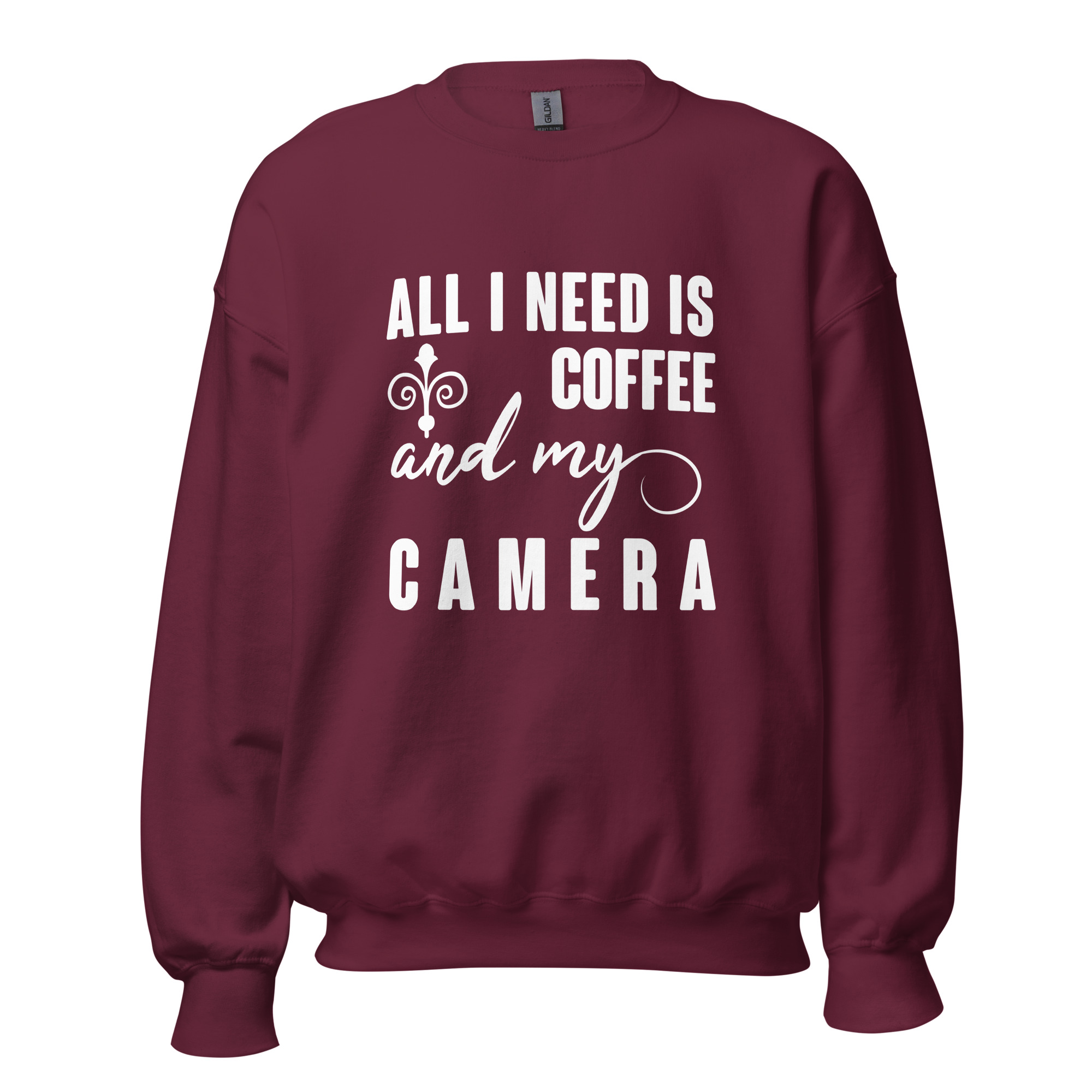 Coffee and My Camera Sweatshirt | Creative Caffeine Vibes - Image 7