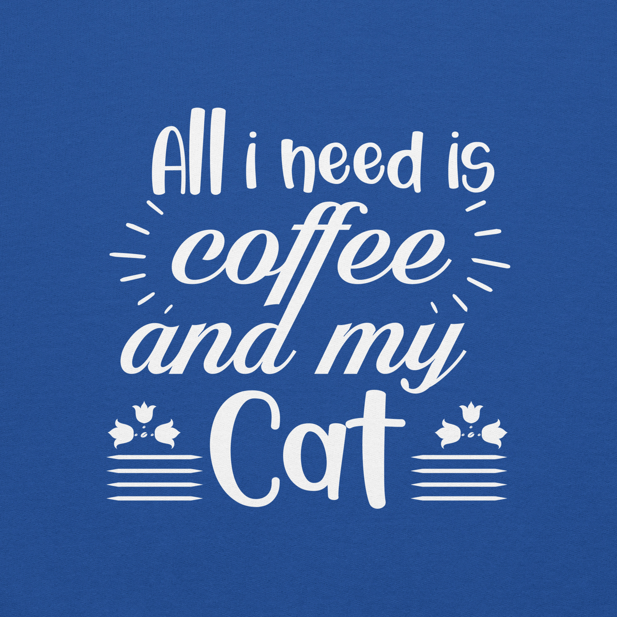 Coffee and My Cat Sweatshirt | Cozy Feline & Caffeine Vibes - Image 4