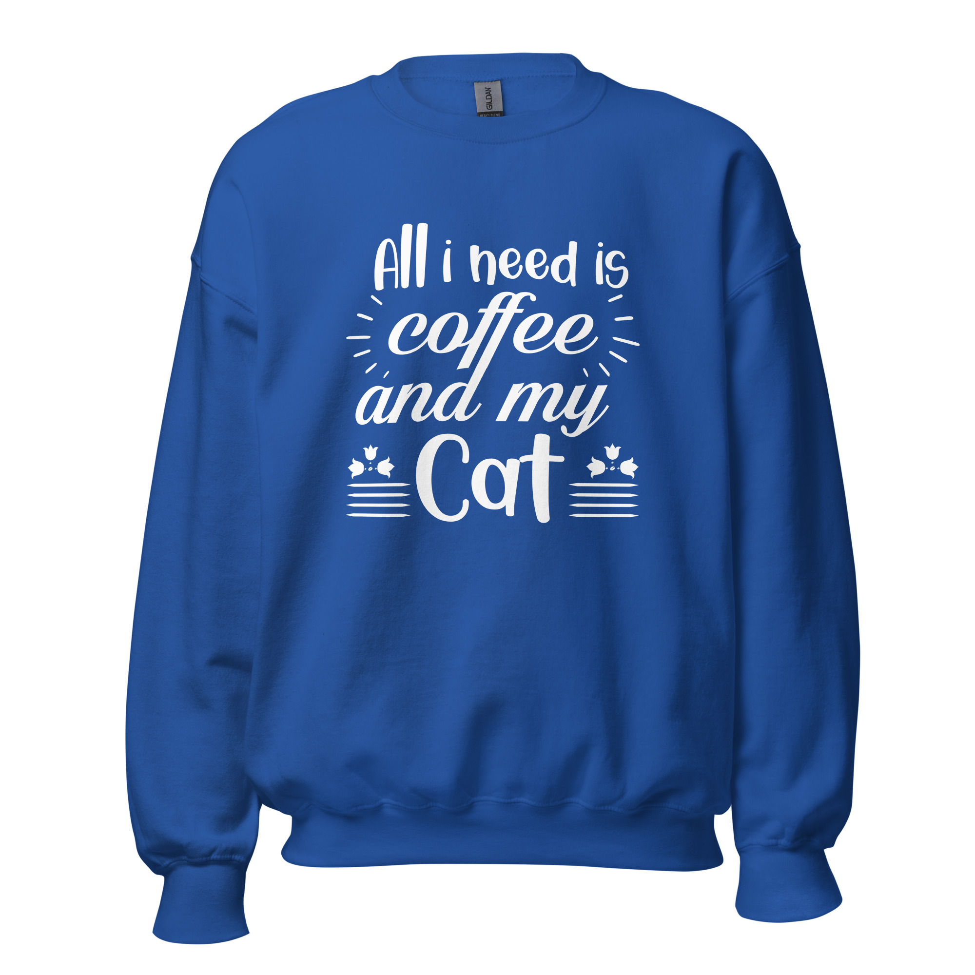 Coffee and My Cat Sweatshirt | Cozy Feline & Caffeine Vibes - Image 13