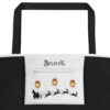 Believe Christmas Tote Bag | Magic of Christmas Edition – black inside