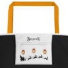 Believe Christmas Tote Bag | Magic of Christmas Edition – yellow inside