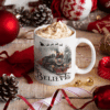 Believe in the Magic of Christmas Mug | Festive Train Edition