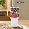 Candy Cane Christmas Mug | Festive Holiday Travel Cup – handle white right