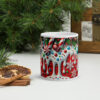Candy Cane Christmas Mug | Festive Peppermint Holiday Cup – white front